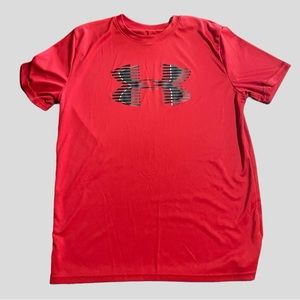 Under Armour Youth XL Red Short Sleeve Top